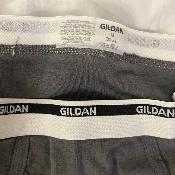 🩲 GRAY MEDIUM GLIDAN BRIEFS - Picture 2 of 4